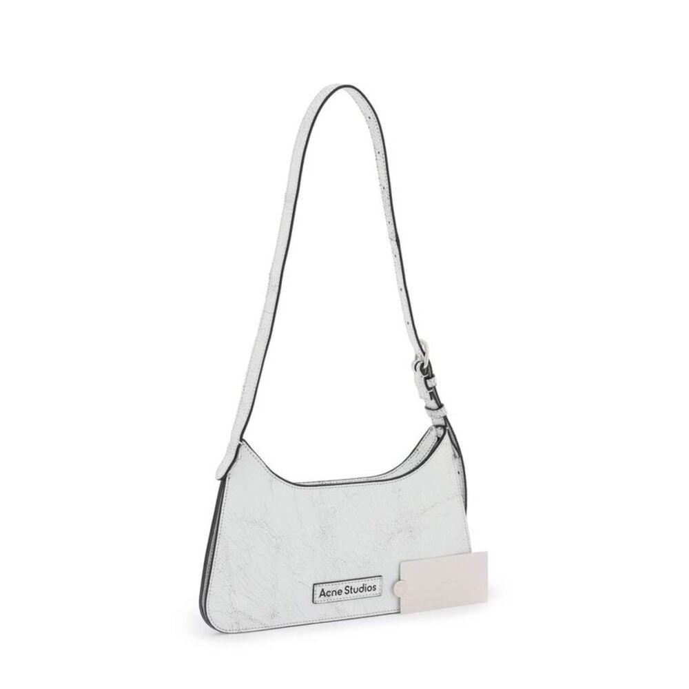 ACNE STUDIOS Metallic Shoulder Bag Women WHITE Shoulder Bags - Picture 3 of 4